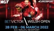 Расписание трансляций Welsh Open 2022