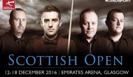 Scottish Open 2016. Результаты, турнирная таблица