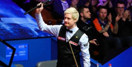 Нил Робертсон обыграл Эшли Хагилла и вышел в 1/8 финала Чемпионата Мира по снукеру 2022