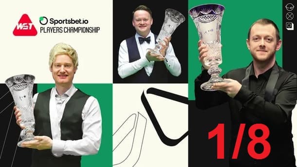 1/8 финала Players Championship 2025 по снукеру