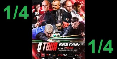 Q Tour Global Play-Offs 2025 снукер — 1/4 финала. Трансляции