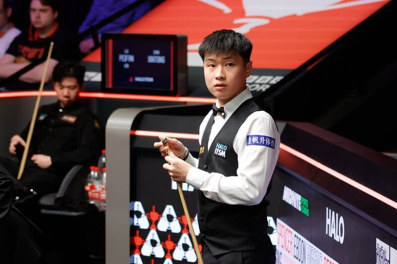 Чжао демонстрирует сильную форму на Чемпионате мира (фото: WST)