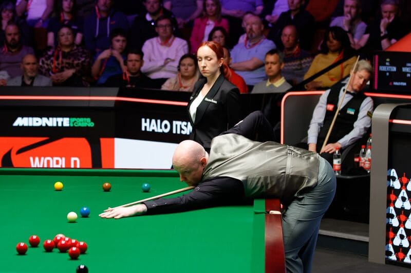 Уокелин сделал пять брейков за 50 в стартовой сессии против Робертсона (фото: WST)