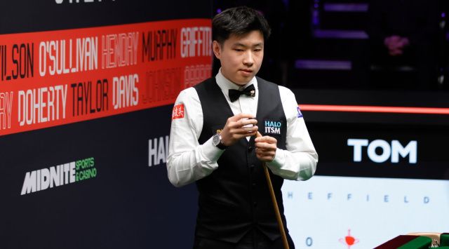 Чжао выиграл шесть фреймов подряд (фото: WST)