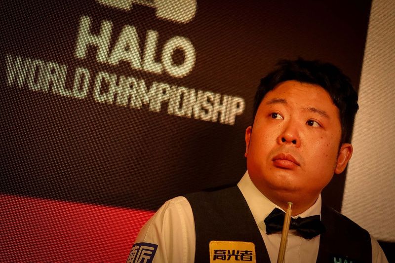 Чжан Анда. Чемпионат мира по снукеру (фото: WST)