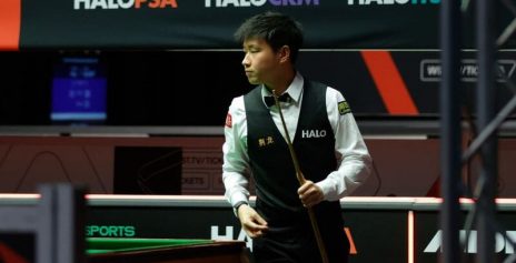 Чжао Синьтун ведет в первой сессии и надеется дебютировать в Крусибле на Чемпионате мира