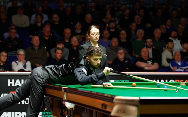 Джо О'Коннор оформил 8 брейков за 50 на пути к победе в Судный день (фото: WST)