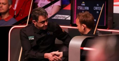 Ронни О’Салливан прокомментировал рукопожатие с Али Картером на Чемпионате мира