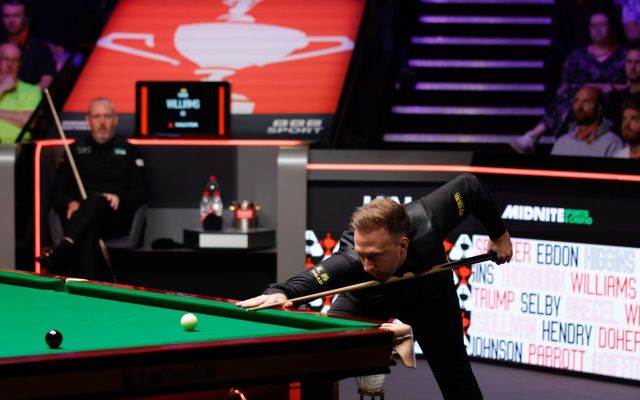 Трамп лидировал в начале матча, но допустил много ошибок (фото: WST)