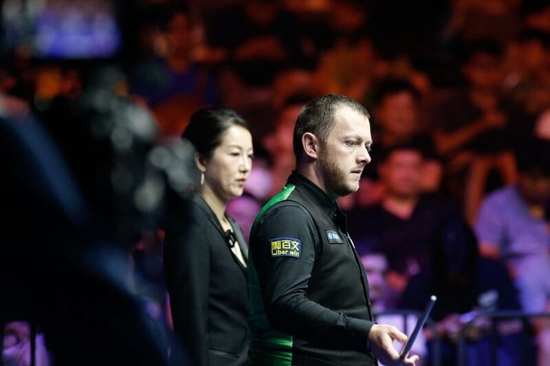 Марк Аллен сделал два брейка за 50 очков (фото: WST)