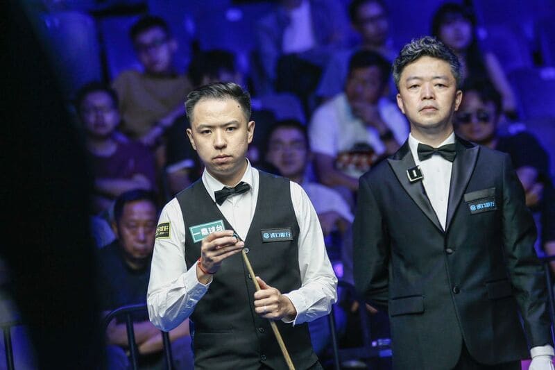 Сяо Годун сделал четыре брейка за 50 очков на пути к победе над Уильямсом (фото: WST)