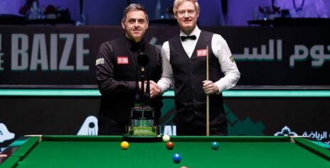 На турнире Saudi Arabia Masters 2025 Робертсон обыгрывает О’Салливана после первой сессии финала