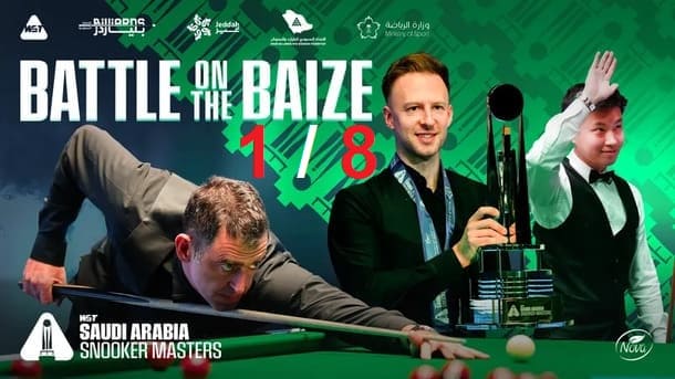 1/8 финала Saudi Masters 2025 по снукеру