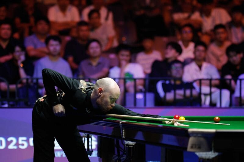 Гэри Уилсон в Ухани боролся за свой четвертый рейтинговый титул (фото: WST)