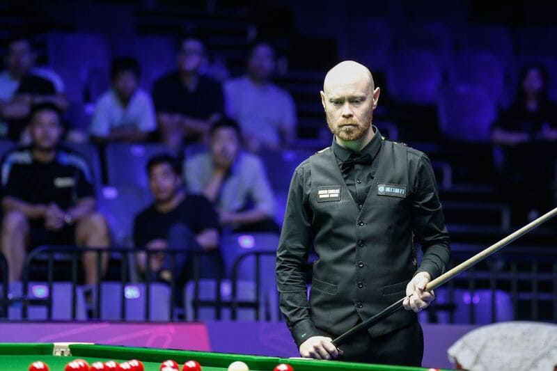 Гэри Уилсон одержал захватывающую победу над Джоном Хиггинсом (фото: WST)