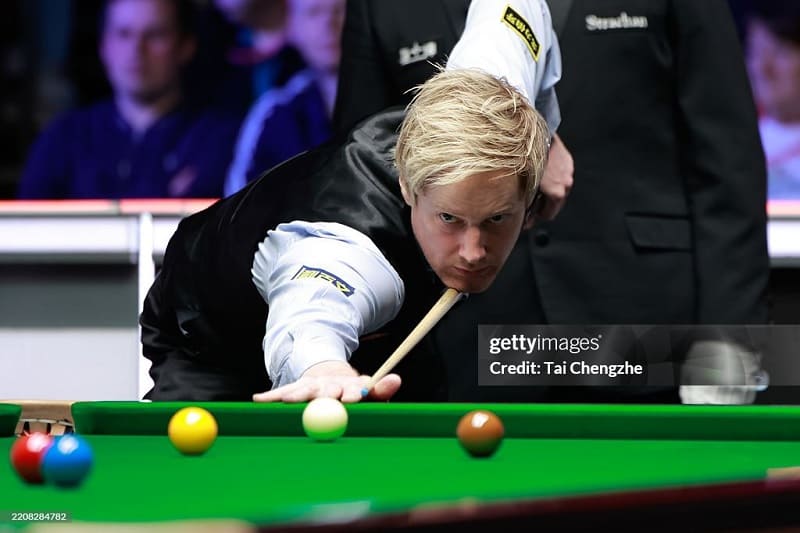 Нил Робертсон проиграл Джексону Пейджу в 1/16 финала Инглиш Опен 2025 (фото gettyimages)