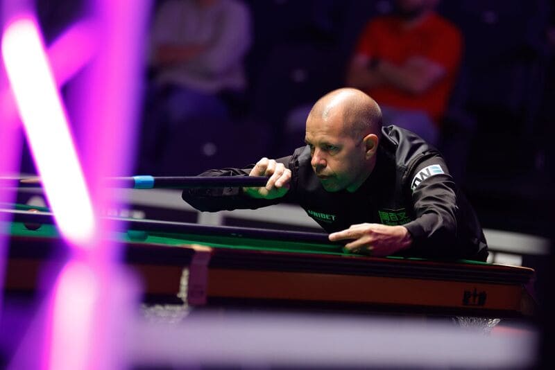 Барри Хокинс проииграл Мэнну (91-й номер в рейтинге) в 1/8 финала в Челтнеме (фото: WST)