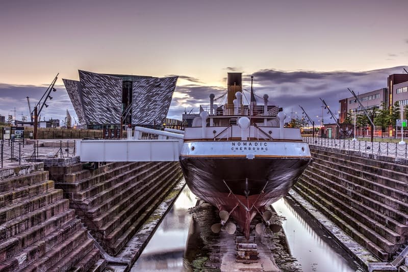 Titanic Exhibition Centre - судно «Титаник» и последний оставшийся в мире корабль компании White Star Line (фото: titanicbelfast)