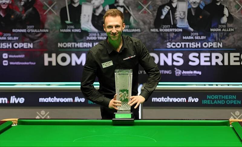 Джадд Трамп стал первым в истории снукера, кто выиграл четыре титула в серии Home Nations (фото: WST)