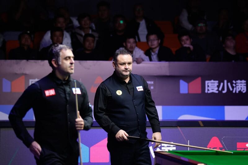 Ронни О’Салливан разгромил Стивена Магуайра и вышел в 1/8 финала Xi'an Grand Prix 2025 (фото: WST)