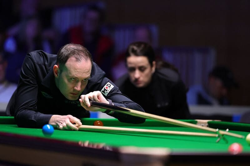 Мартин О'Доннелл по пути в Белфаст на время потерял свой кий, но это не помешало ему обыграть Джека Джонса и выйти в 1/16 финала (фото: WST)