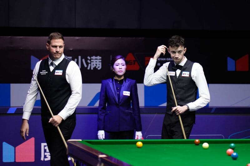 Дэниел Уэллс обыграл дебютанта рейтингового турнира Лиама Пуллена в Сиане (фото: WST)