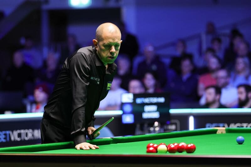 Барри Хокинс одержал уверенную победу в своем первом матче на турнире Northern Ireland Open 2025 (фото: WST)