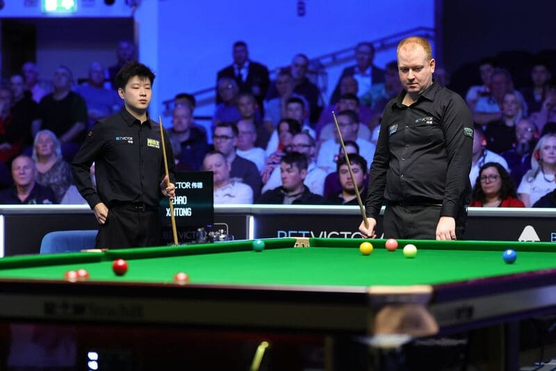 Джордан Браун сделал брейк в 51 очка в четвертом фрейме и уверенно финишировал (фото: WST)