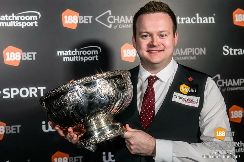 Шон Мерфи - победитель пригласительного турнира  Champion of Champions 2017 года (фото: top-snooker.com)