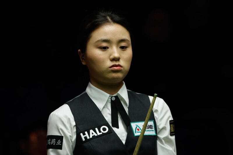 Бай Юлу реализовала серию в 145 очков- наивысший брейк среди женщин в Women's Snooker Tour (фото: WST)
