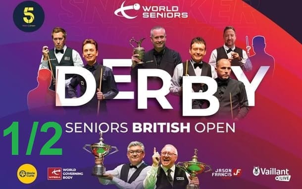 Seniors British Open 2025 снукер — 1/2 финала. Трансляции расписание
