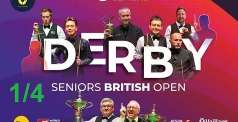 Seniors British Open 2025 снукер — 1/4 финала. Трансляции расписание