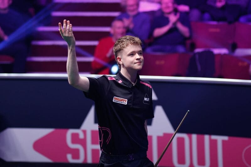 Стэн Муди обыграл Лан Юхао во втором раунде в Блэкпуле (фото: WST)