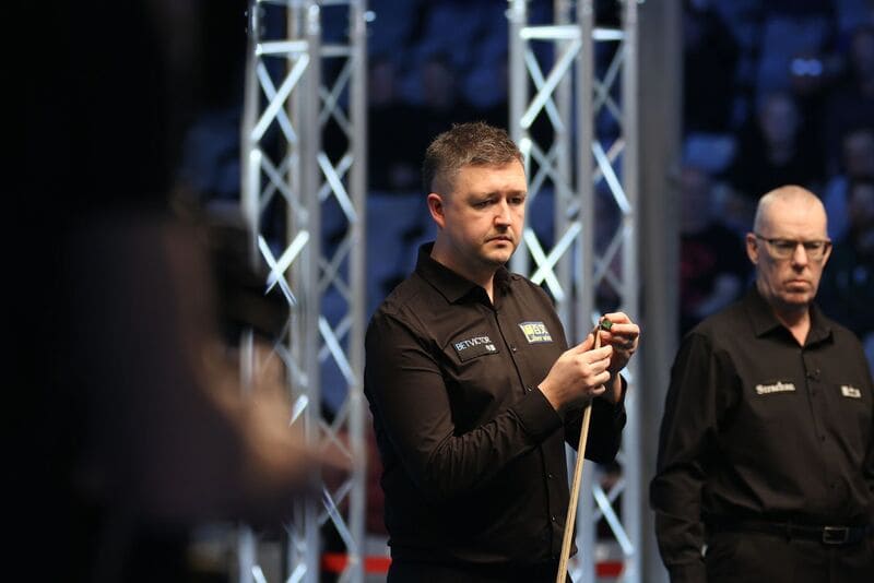 Кайрен Уилсон потерпел поражение от китайского снукериста в Meadowbank Sports Centre (фото: WST)