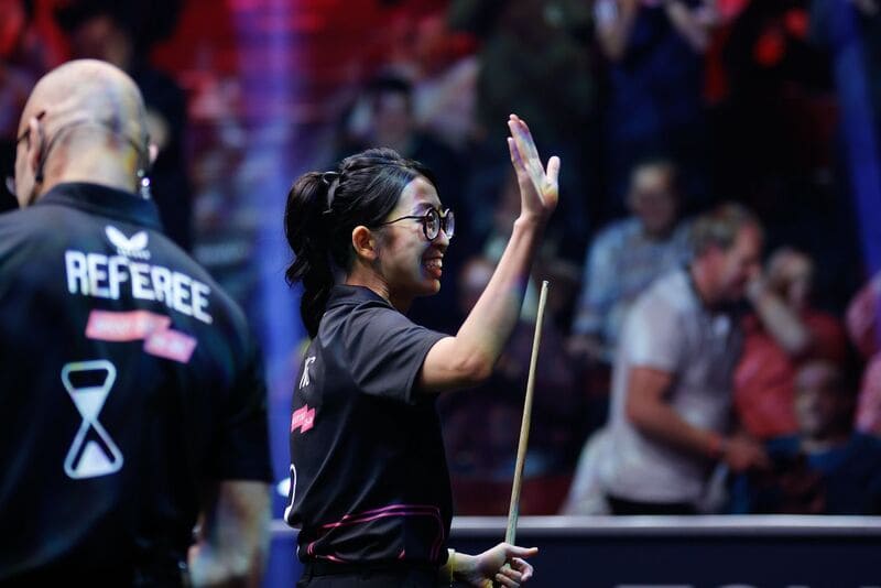 Нг Он Йи обыграла Аарона Хилла в Блэкпуле (фото: WST)