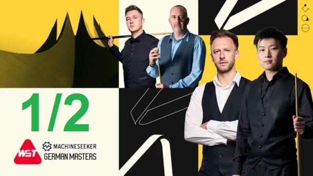 German Masters 2026 снукер — 1/2 финала. Трансляции расписание