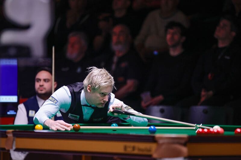 Нил Робертсон в 1/4 финала German Masters 2026 встретится с Джимми Робертсоном (фото: WST)