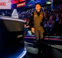 Чжао Синьтун нанес поражение Гэри Уилсону в 1/8 финала на Мастерс 2026 в Лондоне