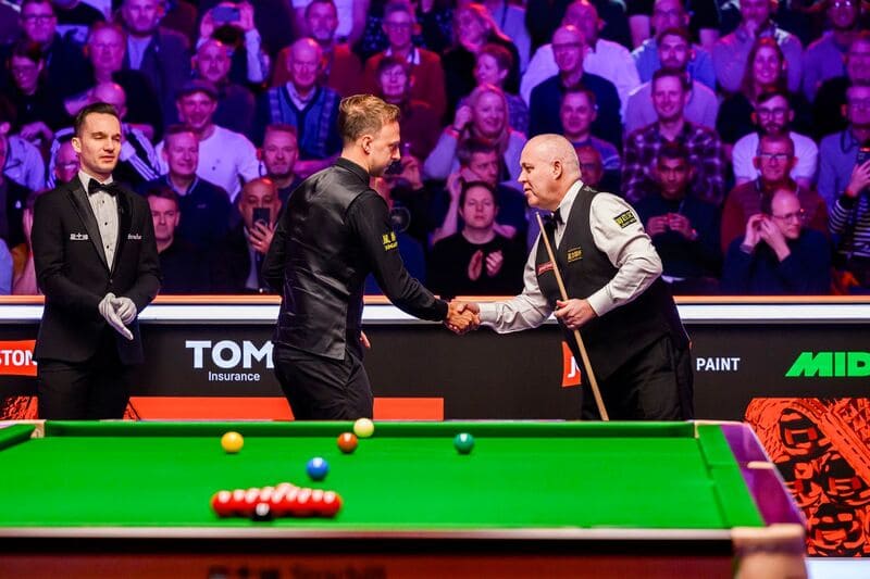 Джон Хиггинс - Джадд Трамп (фото: WST)