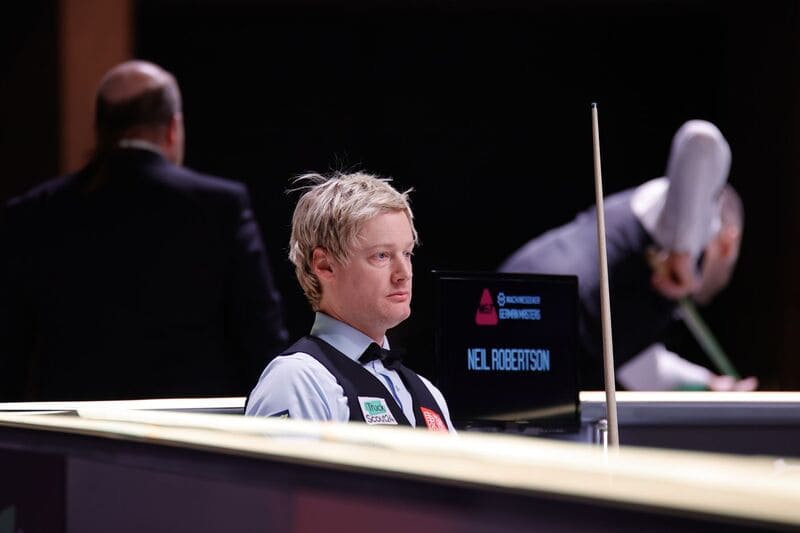 Нил Робертсон в 1/8 финала встретится с Ишприт Сингх Чадхой (фото: WST)