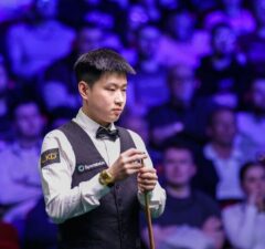 Чемпион мира Чжао Синьтун на пути к историческому хет-трику на турнире Tour Championship 2026 по снукеру