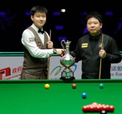 World Grand Prix 2026: Чжао Синьтун и Чжан Анда завершили вничью 4-4 первую сессию финала в Гонконге