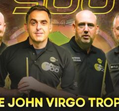 Ронни О’Салливан и Стивен Хендри примут участие в новом турнире John Virgo Trophy