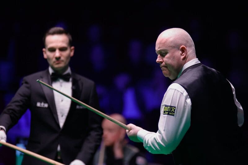 Джон Хиггинс вышел в 1/2 финала Players Championship 2026 (фото: WST)