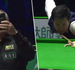 World Grand Prix 2026: Марко Фу сделал максимум 147 на выставочном матче против Стивена Хендри в Гонконге