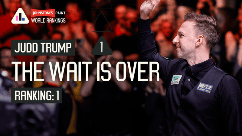 Джадд Трамп возглавляет мировой рейтинг после турнира German Masters 2026 (фото: WST)