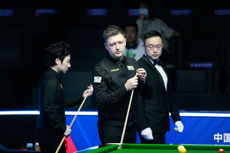 Кайрен Уилсон обыграл Люй Хаотяня и прошел в 1/16 финала в Юйшане (фото: WST)