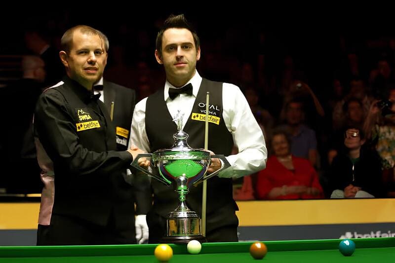 Барри Хокинс вышел в финал Чемпионата мира по снукеру 2013 в Crucible Theatre, где потерпел поражение от Ронни О'Салливана (фото: totallysnookered)