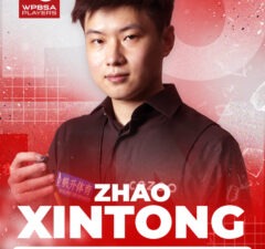 Чжао Синьтун в феврале выиграл номинацию «Игрок месяца»