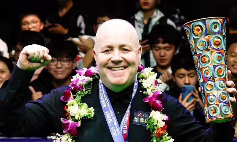 Джон Хиггинс - победитель World Open 2025 (фото: SnookerHQ)